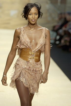 Tassel sequin V-neck mini dress and brown leather corset belt